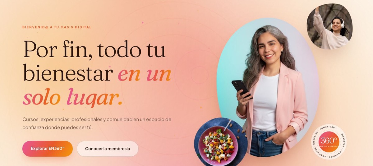 Sitio de Espacio Nutritivo 360